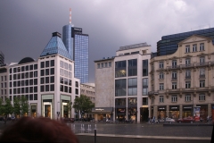 Goetheplatz nach einem Gewitter