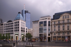 Goetheplatz nach einem Gewitter